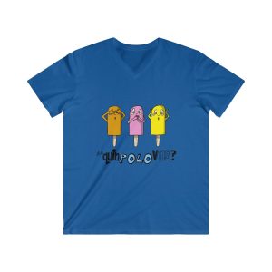 «De quin polo vas, bo?» — Camiseta hombre entallada cuello de pico