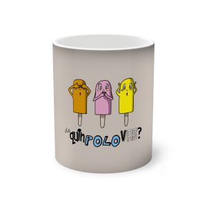 «De quin polo vas, bo?» — Taza magica que cambia de color