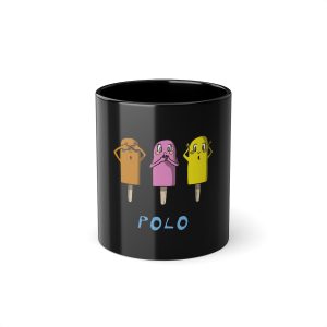 «De quin polo vas, bo?» — Taza negra 325 ml
