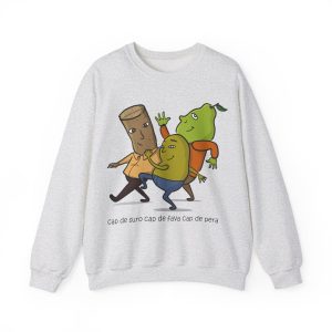 Cap de suro, cap de fava, cap de pera — Sudadera cuello redondo