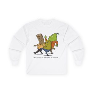 Cap de suro, cap de fava, cap de pera — Camiseta manga larga