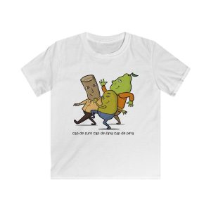Cap de suro, cap de fava, cap de pera — Camiseta infantil Softstyle