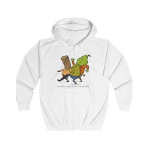 Cap de suro, cap de fava, cap de pera — Sudadera con capucha y cremallera