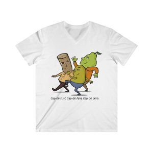 Cap de suro, cap de fava, cap de pera — Camiseta hombre entallada cuello de pico