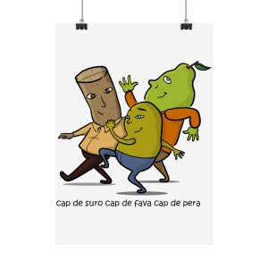 Cap de suro, cap de fava, cap de pera — Poster