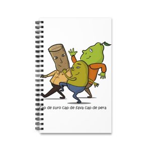 Cap de suro, cap de fava, cap de pera — Cuaderno de espiral