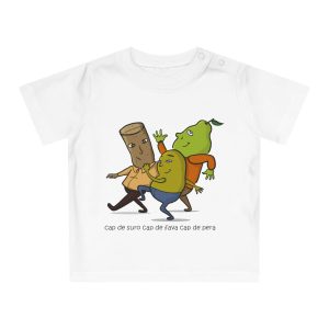 Cap de suro, cap de fava, cap de pera — Camiseta de bebe