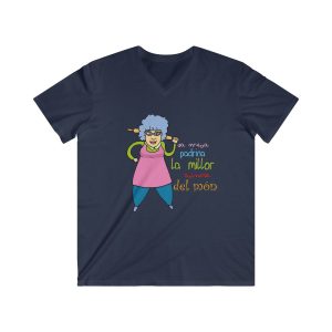Padrina cuina — Camiseta hombre entallada cuello de pico