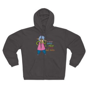 Padrina cuina — Sudadera capucha con cremallera premium