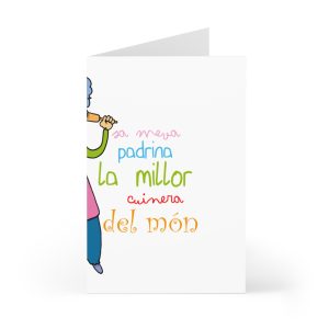 Padrina cuina — Tarjetas de felicitacion (7 uds.)