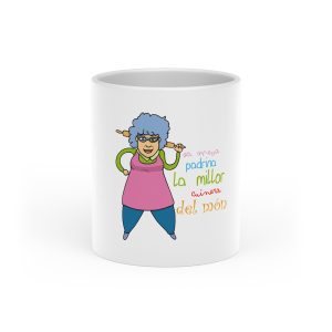 Padrina cuina — Taza con asa de corazon