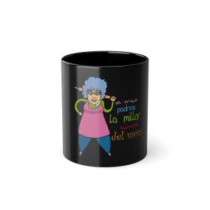 Padrina cuina — Taza negra 325 ml