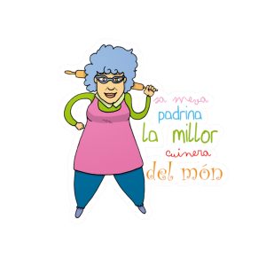 Padrina cuina — Pegatinas de vinilo troqueladas
