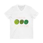 Pèsols, xítxeros i estiregassons — Camiseta cuello de pico