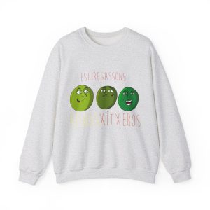 Pèsols, xítxeros i estiregassons — Sudadera cuello redondo