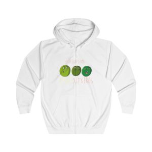 Pèsols, xítxeros i estiregassons — Sudadera con capucha y cremallera