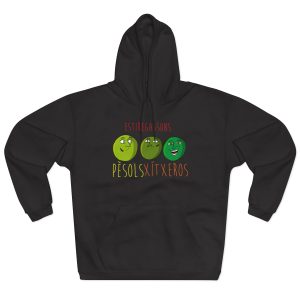 Pèsols, xítxeros i estiregassons — Sudadera con capucha cerrada