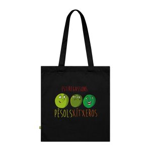 Pèsols, xítxeros i estiregassons — Bolsa de algodon organico