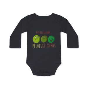 Pèsols, xítxeros i estiregassons — Body bebe manga larga organico