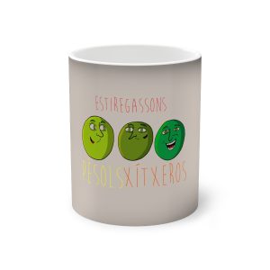 Pèsols, xítxeros i estiregassons — Taza magica que cambia de color