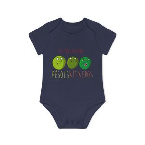 Pèsols, xítxeros i estiregassons — Body bebe manga corta organico