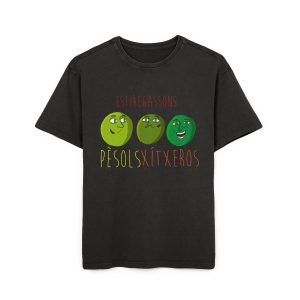 Pèsols, xítxeros i estiregassons — Camiseta oversize lavado acido