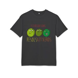 Pèsols, xítxeros i estiregassons — Camiseta oversize gruesa