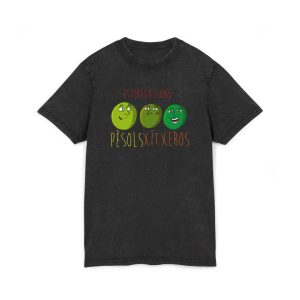Pèsols, xítxeros i estiregassons — Camiseta lavado acido cuello redondo
