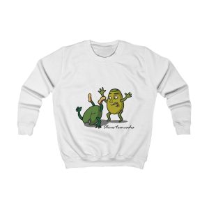 Oliva trencada — Sudadera infantil