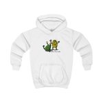 Oliva trencada — Sudadera con capucha infantil
