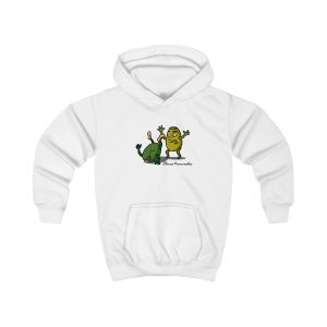 Oliva trencada — Sudadera con capucha infantil