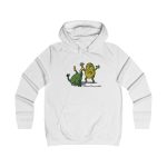 Oliva trencada — Sudadera universitaria mujer