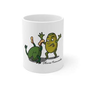 Oliva trencada — Taza de ceramica