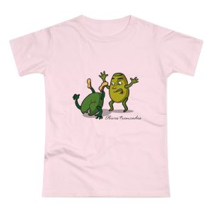 Oliva trencada — Camiseta mujer punto liso