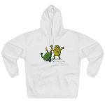 Oliva trencada — Sudadera con capucha cerrada
