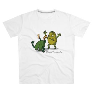 Oliva trencada — Camiseta hombre corte moderno