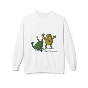 Oliva trencada — Sudadera Softstyle cuello redondo