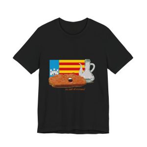 Pa amb oli nacional bandera — Camiseta jersey manga corta