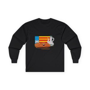 Pa amb oli nacional bandera — Camiseta manga larga