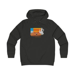 Pa amb oli nacional bandera — Sudadera universitaria mujer