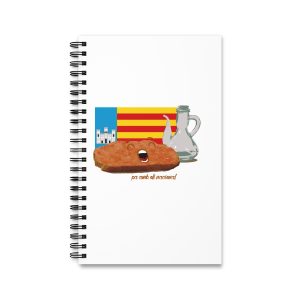 Pa amb oli nacional bandera — Cuaderno de espiral