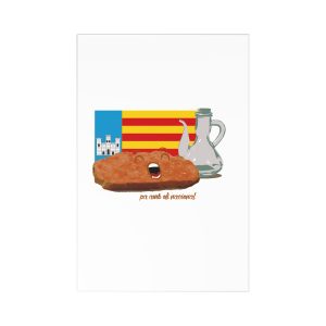 Pa amb oli nacional bandera — Postales (7 uds.)