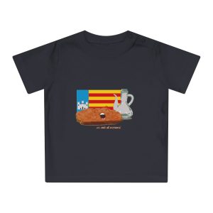 Pa amb oli nacional bandera — Camiseta de bebe