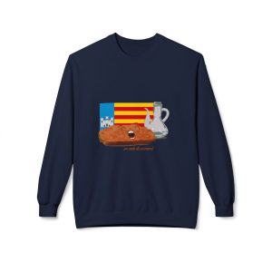 Pa amb oli nacional bandera — Sudadera Softstyle cuello redondo