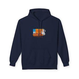 Pa amb oli nacional bandera — Sudadera Softstyle con capucha
