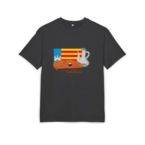 Pa amb oli nacional bandera — Camiseta oversize gruesa