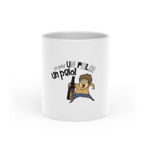 «Un palo!» — Taza con asa de corazon
