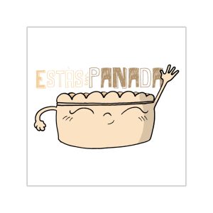 unisex «Estás panada» — Pegatinas de vinilo cuadradas