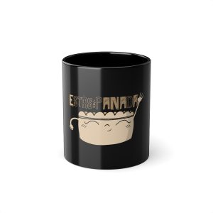 unisex «Estás panada» — Taza negra 325 ml