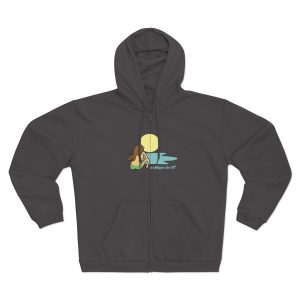 A estiuejar s'ha dit — Sudadera capucha con cremallera premium